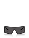 Dolce & Gabbana Shield-frame Sunglasses In Black