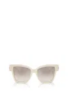 Dolce & Gabbana Precious Square-frame Sunglasses In Beige
