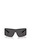 Dolce & Gabbana Shield-frame Sunglasses In Black