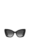 Dolce & Gabbana 53mm Gradient Butterfly Sunglasses In Black