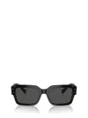 Dolce & Gabbana Sharped Rectangle-frame Sunglasses In Black