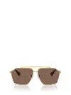 Dolce & Gabbana Square-frame Sunglasses In Gold
