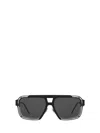 Dolce & Gabbana Square-frame Tinted Sunglasses In Matte Black