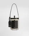 Dolce & Gabbana Fabric Bucket Bag In Multicolor