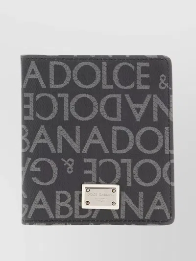Dolce & Gabbana Fabric Wallet Logo Pattern