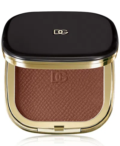 Dolce & Gabbana Face & Eyes Match Bronzer & Eyeshadow Powder In 05 Deep