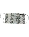 Dolce & Gabbana Floral Cotton Pleated Scarf In White