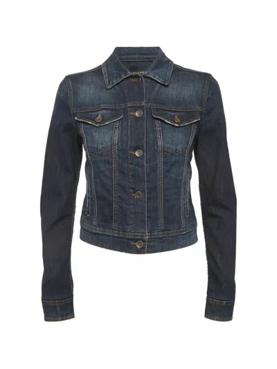 Pre-owned Dolce & Gabbana Faded Denim Jacket In Blue