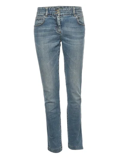 Pre-owned Dolce & Gabbana Faded Jeans In Blue
