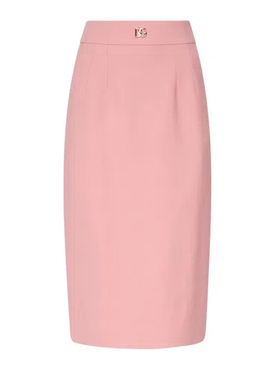 DOLCE & GABBANA LONGUETTE PENCIL SKIRT