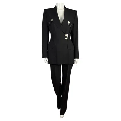 Pre-owned Dolce & Gabbana Fall 2003 Black Wool Suit