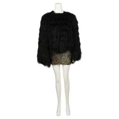 Pre-owned Dolce & Gabbana Fall/winter 1999 Black Goat Hair Jacket