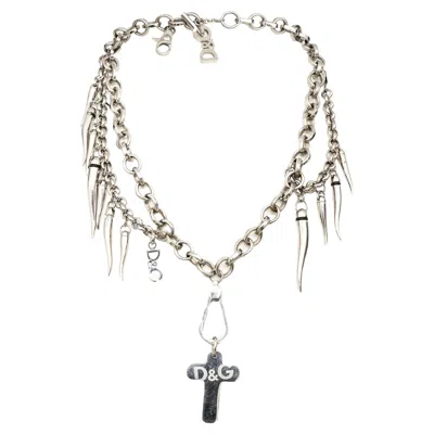 Pre-owned Dolce & Gabbana Fangs Necklace Set - '10s In Multi