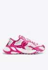Dolce & Gabbana Fast Panelled Low-top Sneakers In Pink