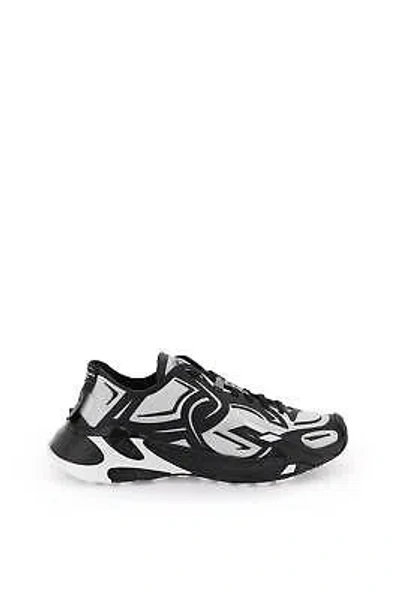 Pre-owned Dolce & Gabbana Fast Sneakers In White/black