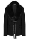 Dolce & Gabbana Long Sleeve Casual Jacket In Black