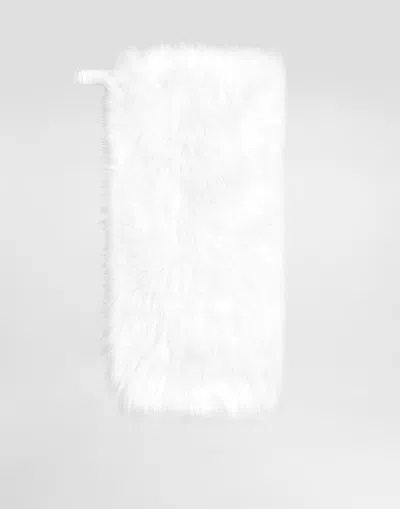 DOLCE & GABBANA FAUX FUR MUFF