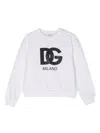 Dolce & Gabbana Sweatshirt Aus Baumwolle Mit Logodruck In White
