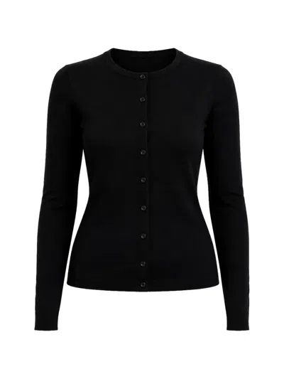 Dolce & Gabbana Fine-knit Cardigan In Black