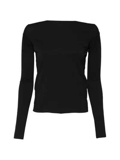 Dolce & Gabbana Fine-knit Sweater In Black