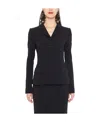 Dolce & Gabbana Stretch Wool Blend Single Breast Blazer In Black