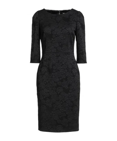 Dolce & Gabbana Fitted Dress In Black