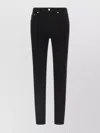Dolce & Gabbana Fitted Pants With Back Pocket And Belt Loops In Black