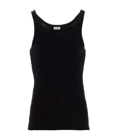 Dolce & Gabbana Fitted Vest In Black
