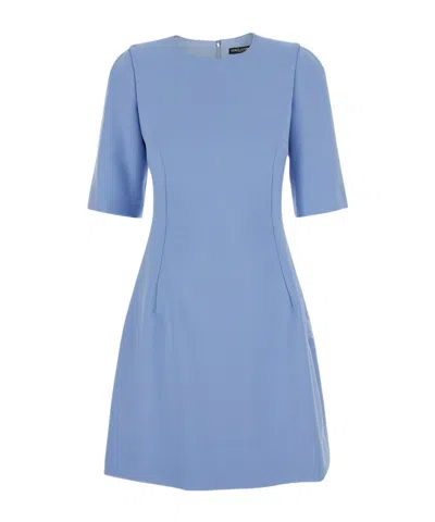 DOLCE & GABBANA DOLCE  GABBANA FITTED WAIST SHORT-SLEEVED MIDI DRESS