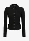 Dolce & Gabbana Virgin Wool Jacket In Black