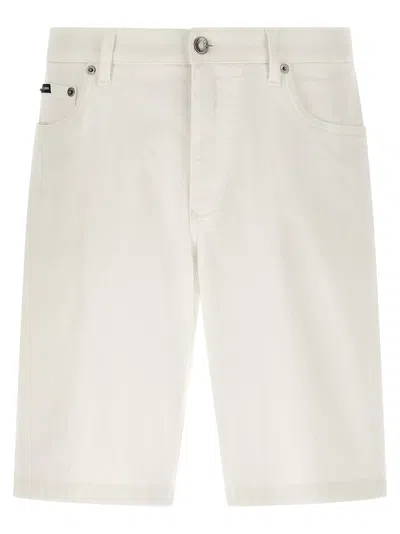 Dolce & Gabbana Five-pocket Bermuda Shorts Bermuda And Short In White