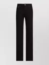 Dolce & Gabbana Five-pocket Flared Straight Jeans In Black