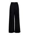 Dolce & Gabbana Women Wide-leg Cotton Jeans In Black