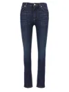 Dolce & Gabbana Slim Fit Denim Trousers With Five Pockets In Blue