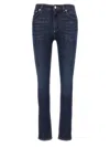 Dolce & Gabbana Slim Fit Denim Trousers With Five Pockets In Blue