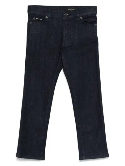 Dolce & Gabbana Kids' Five-pocket Jeans In Blue