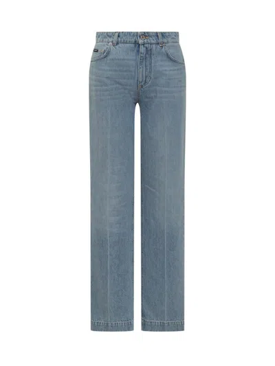 Dolce & Gabbana Five Pocket Pants In Blue