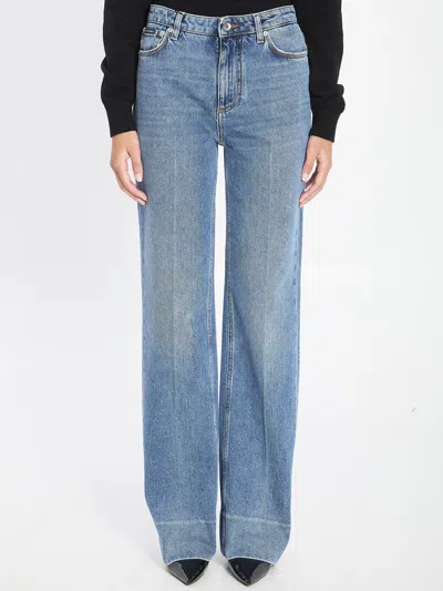 Dolce & Gabbana Five-pocket Trousers In Blue