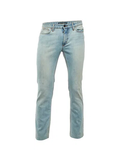 Pre-owned Dolce & Gabbana Five-pocket Jeans In Blue