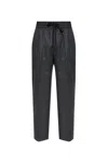 DOLCE & GABBANA FLANNEL JOGGING PANTS