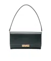Dolce & Gabbana Marlene Rectangular Shoulder Bag Gold Tone Hardware In Orange