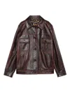 Dolce & Gabbana Flap-pocket Jacket In Brown
