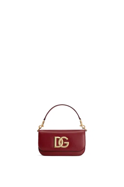 Dolce & Gabbana Flap Shoulder Bag In Red
