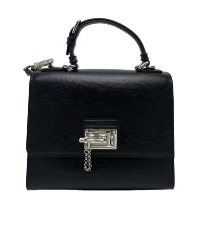 Dolce & Gabbana Flap Shoulder Bag In Black