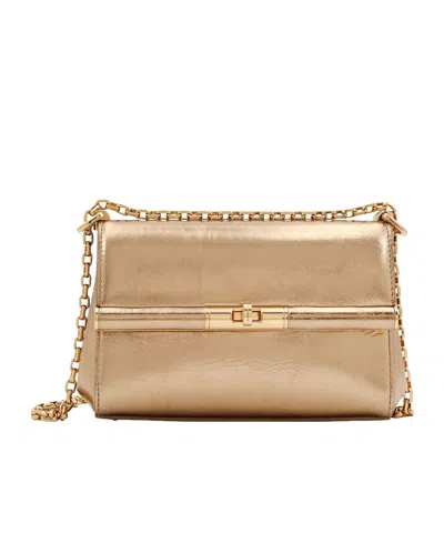 DOLCE & GABBANA DOLCE  GABBANA MARLENA FOLDOVER TOP CHAIN SHOULDER BAG