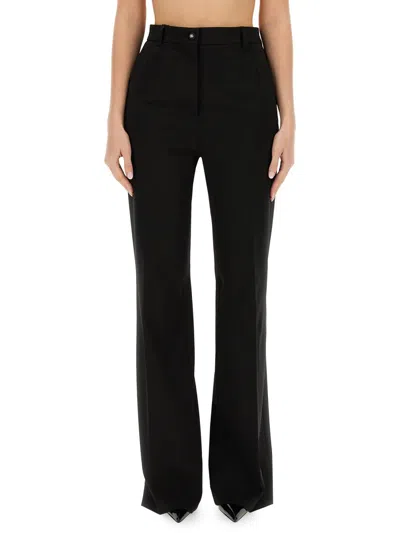 Dolce & Gabbana Flare Fit Trousers In Black