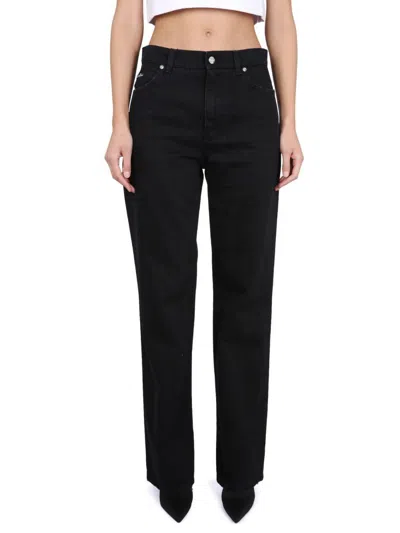Dolce & Gabbana Flare Jeans In Black