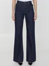Dolce & Gabbana Dark Blue Cotton Stretch Straight Denim Jeans