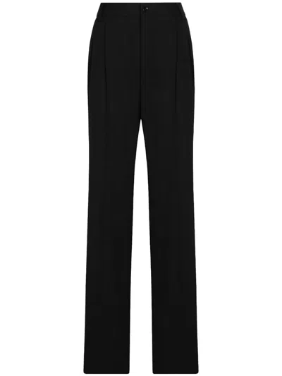 Dolce & Gabbana Flare Pant In Black
