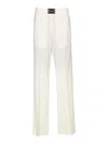Dolce & Gabbana Logo Straight-leg Pants In White